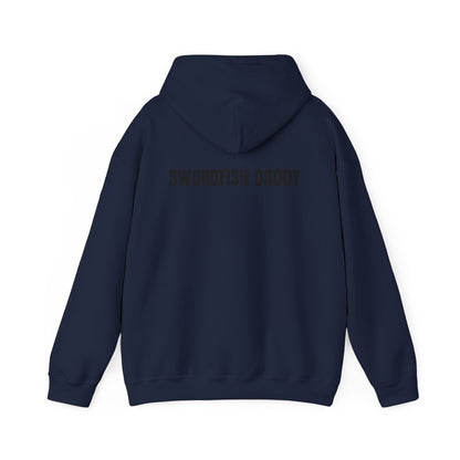 Swordfish Daddy Hoodie — Novelty Dad Graphic Pullover