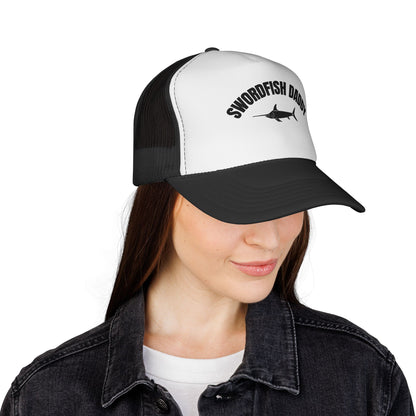 Swordfish Trucker Hat — Minimal Coastal Fishing Cap