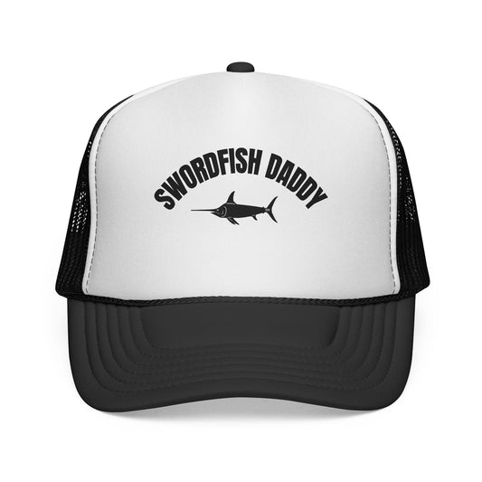 Swordfish Trucker Hat — Minimal Coastal Fishing Cap